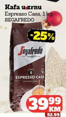 Espresso Casa, 1 kg SEGAFREDO