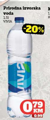 Prirodna izvorska voda Vivia