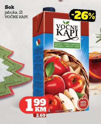 Voćne kapi Sok jabuka