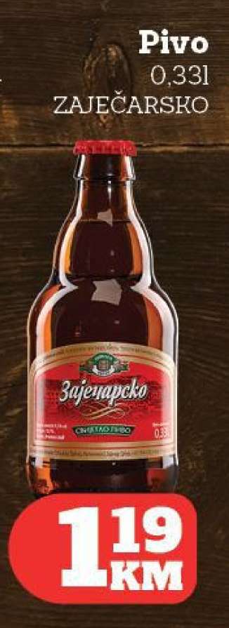 Pivo Zaječarsko 0.33l