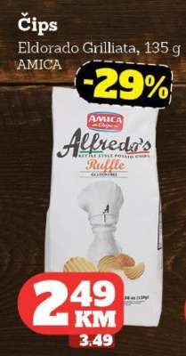 Čips Eldorado Grilliata, 135 g