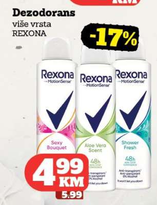 Dezodorans Rexona