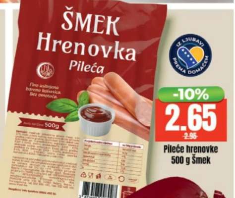Pileće hrenovke