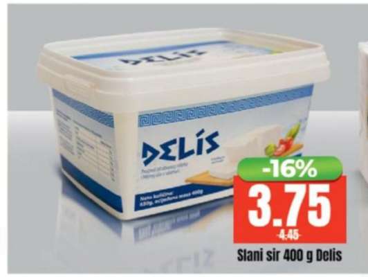 Slani sir 400 g, Delis
