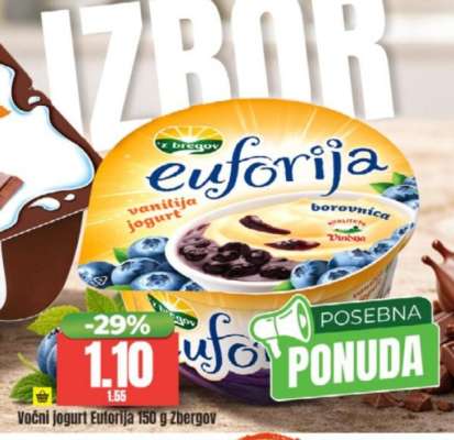 Voćni jogurt Euforija