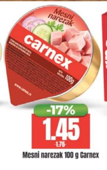 Mesni narezak 100 g Carnex