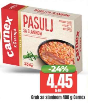 Grah sa slaninom 400 g Carnex