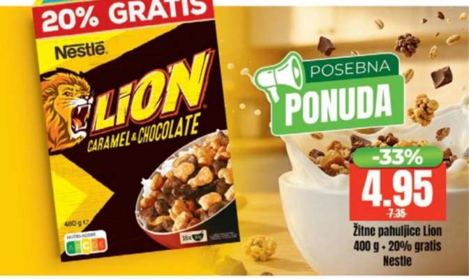 Žitne pahuljice Lion