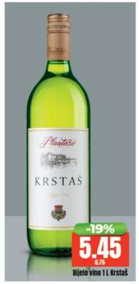 Bijelo vino 1 L Krstaš