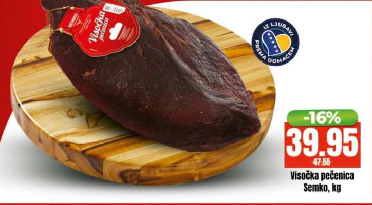 Visočka pečenica Semko, kg