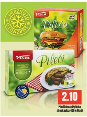 Pileći ćevapi/pileća pljeskavica