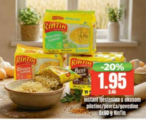 Instant tjestenina RinTin
