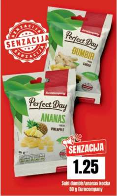 Perfect Day Suhi đumbir/ananas kocka