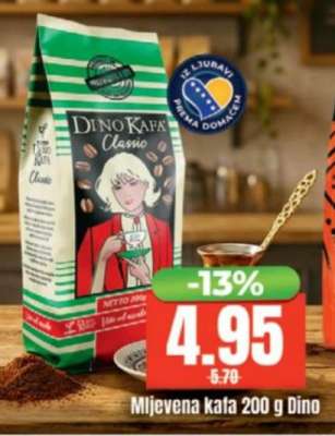Mljevena kafa 200 g Dino