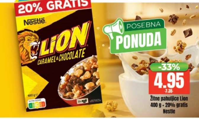 Žitne pahuljice Lion