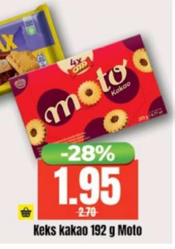 Keks Kakao 192 g Moto