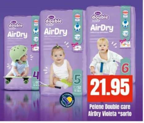 Pelene Double care AirDry Violeta *sorto