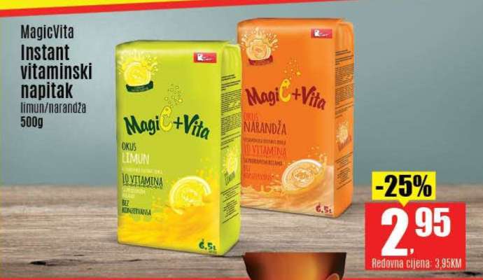 MagicVita Instant vitaminski napitak limun/naranđa 500g