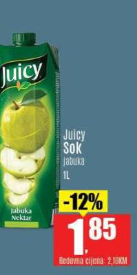 Juicy Sok jabuka 1L