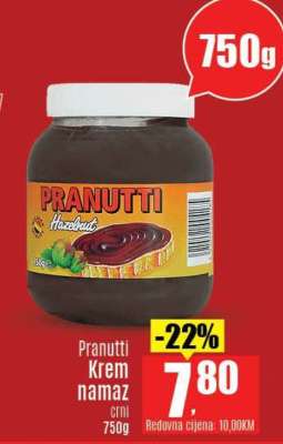 Pranutti Krem namaz crni
