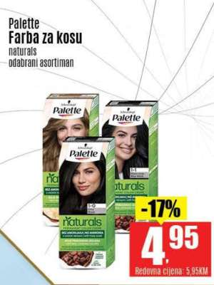 Palette Farba za kosu