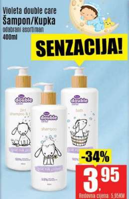 Violeta double care Šampon/Kupka