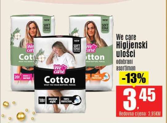 We care Higijenski ulošci