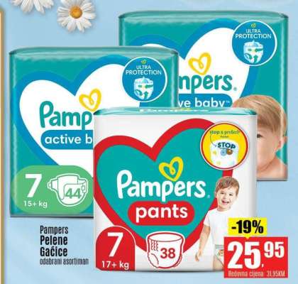 Pampers pelene - gaćice