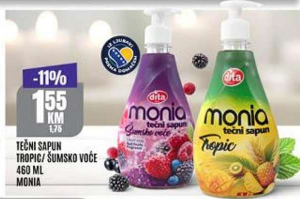 TEČNI SAPUN TROPIC/ ŠUMSKO VOĆE