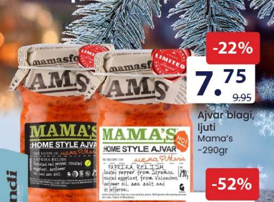 Ajvar blagi, ljuti Mama's