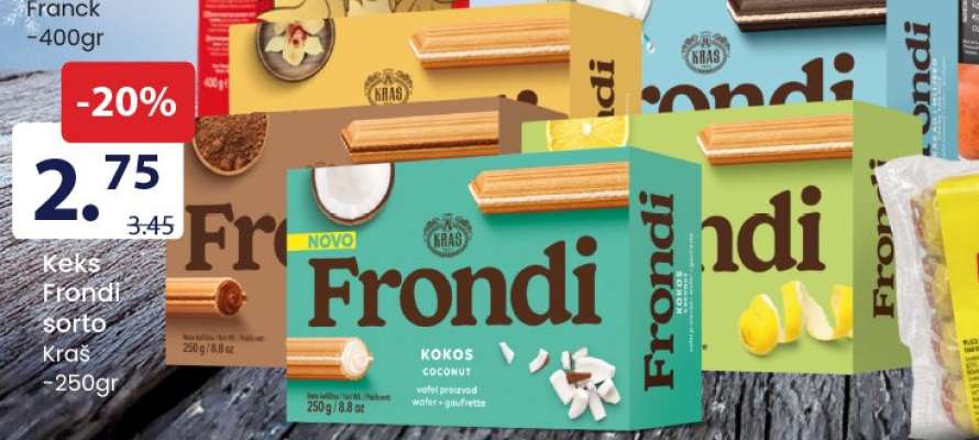 Keks Frondi sorto kraš