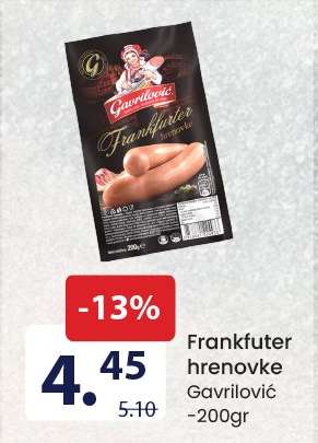 Frankfuter hrenovke Gavrilović