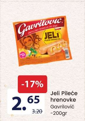 Jeli Pileće hrenovke