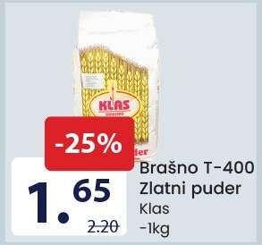 Brašno T-400 Zlatni puder