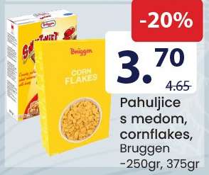 Pahuljice s medom, cornflakes, Bruggen