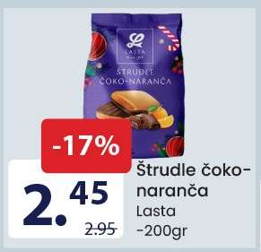 Štrudle čoko-naranča