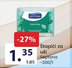 Štapići za uši Septona