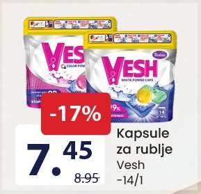 Kapsule za rublje Vesh