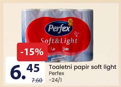 Toaletni papir soft light