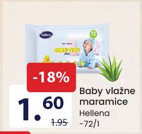 Baby vlažne maramice Hellena