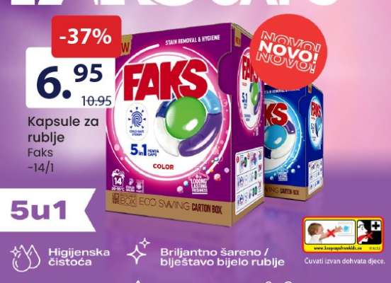 Faks Kapsule za rublje 14/1