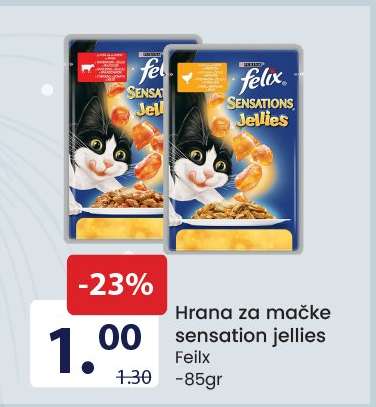 Hrana za mačke sensation jellies