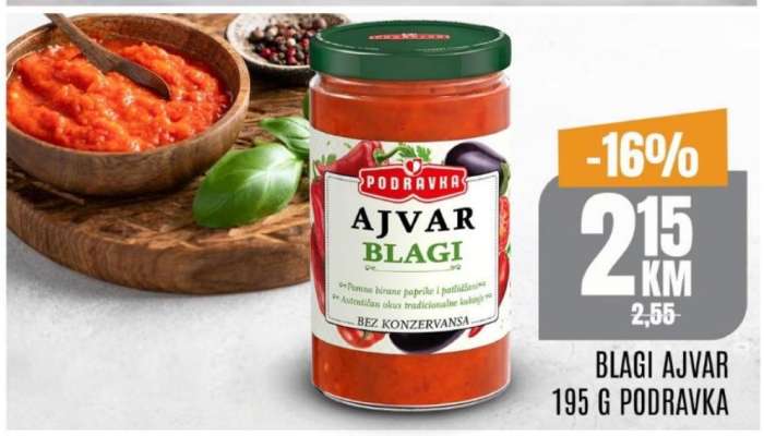 BLAGI AJVAR 195 G PODRAVKA