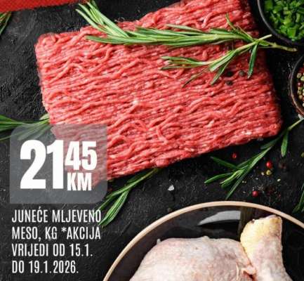 Juneće mljeveno meso, kg