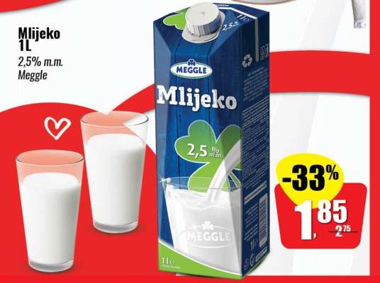 Mlijeko 1L