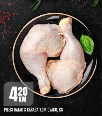 Pileći batak s karabatkom Ovako