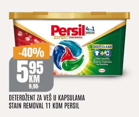 Deterdžent za veš u kapsulama Stain Removal 11 kom Persil