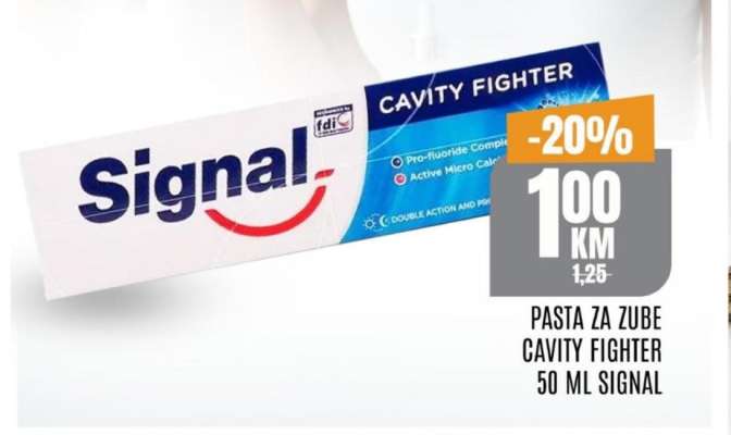 PASTA ZA ZUBE CAVITY FIGHTER 50 ML SIGNAL