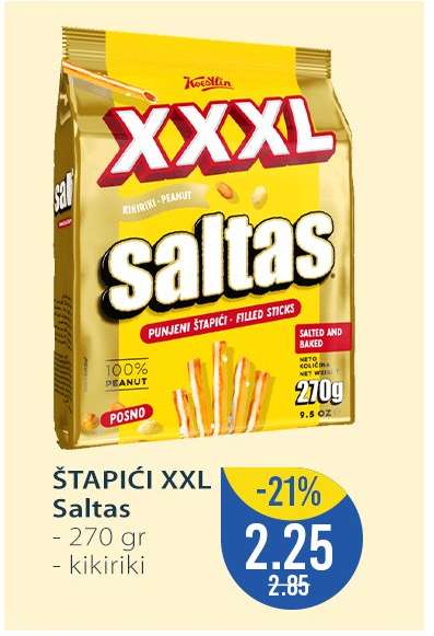 ŠTAPIĆI XXL Saltas