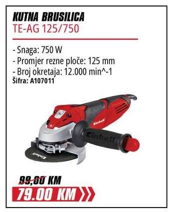 KUTNA BRUSILICA TE-AG 125/750